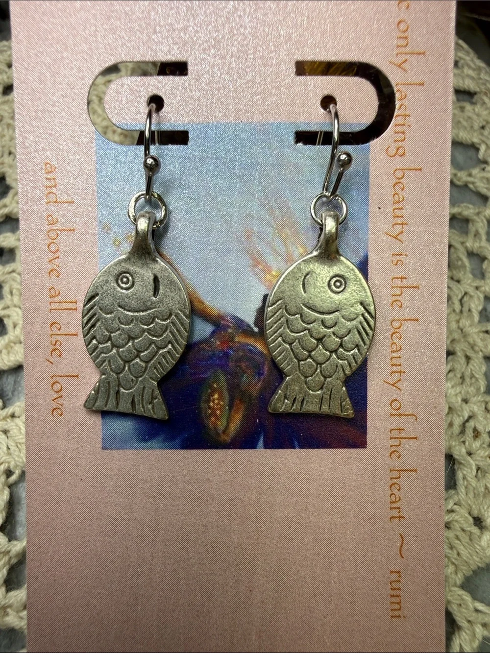 Silver Fish Dangle Earrings - Pets Fish Accessory